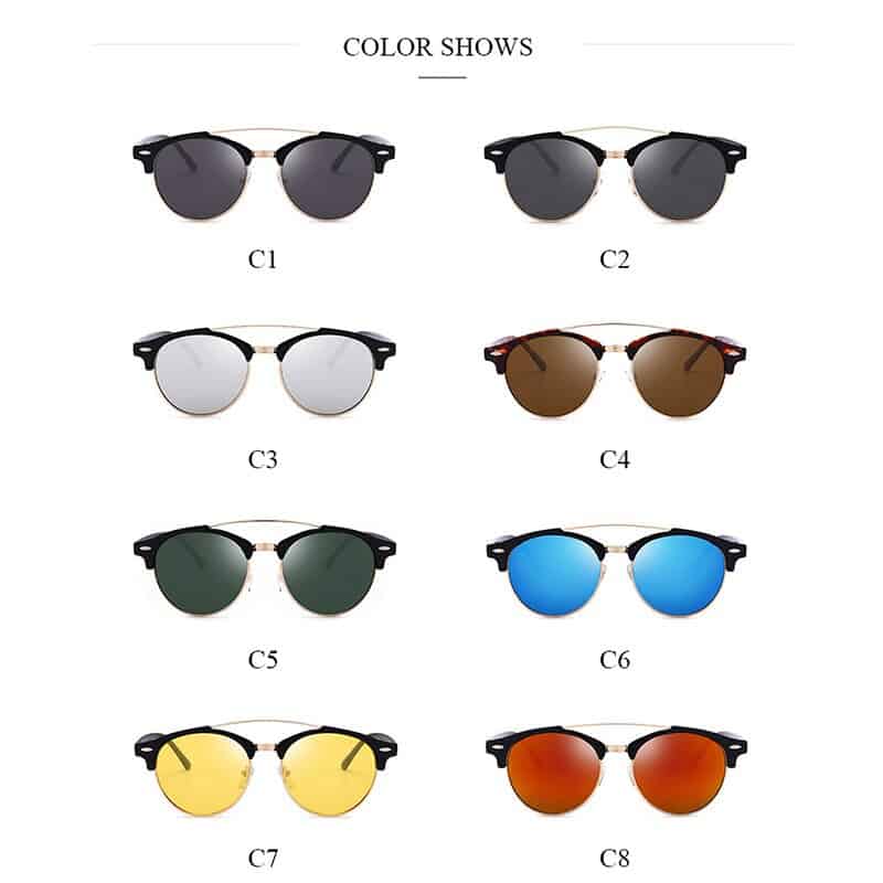 Round Polarized Sunglasses - Tinfoil Hat Shop